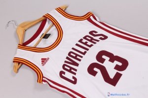 Maillot NBA Pas Cher Cleveland Cavaliers Femme LeBron James 23 Blanc