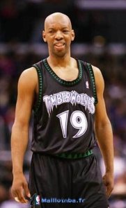 Maillot NBA Pas Cher Minnesota Timberwolves Sam Cassell 19 Retro Noir