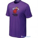 T-Shirt NBA Pas Cher Miami Heat Pourpre