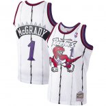 Toronto Raptors Tracy McGrady Mitchell & Ness White 1998-99 Hardwood Classics Swingman Player Jersey