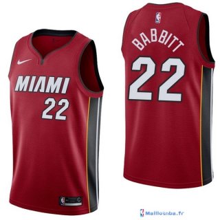 Maillot NBA Pas Cher Miami Heat Erik McCree 22 Rouge Statement 2017/18