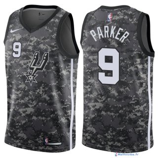 Maillot NBA Pas Cher San Antonio Spurs Tony Parker 9 2017/18