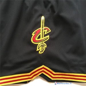 Pantalon NBA Pas Cher Cleveland Cavaliers Noir Rouge