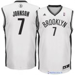 Maillot NBA Pas Cher Brooklyn Nets Earvin Johnson 7 Blanc