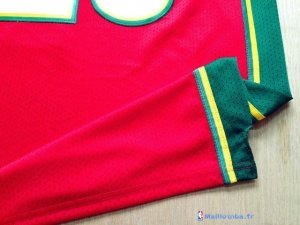 Maillot NBA Pas Cher Seattle Supersonics Gary Payton 20 Retro Rouge