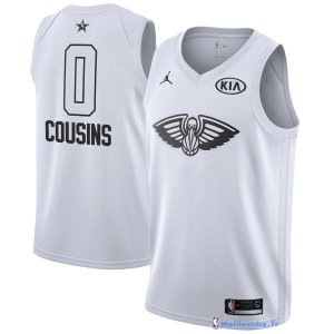 Maillot NBA Pas Cher NBA All Star 2018 DeMarcus Cousins 0 Blanc