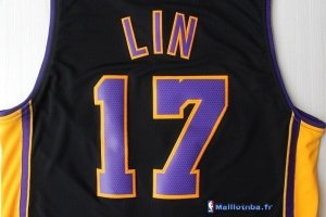 Maillot NBA Pas Cher Los Angeles Lakers Jeremy Lin 17 Noir