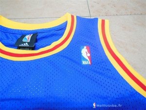 Maillot NBA Pas Cher Golden State Warriors Stephen Curry 30 Retro Bleu