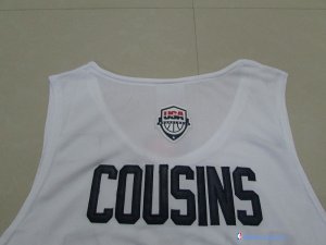 Maillot NBA Pas Cher USA 2016 DeMarcus Cousins 12 Blanc