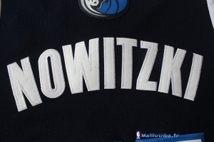 Maillot NBA Pas Cher Dallas Mavericks Dirk Nowitzki 41 Bleu Profond