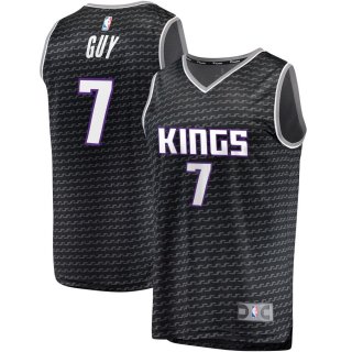 Sacramento Kings Kyle Guy Fanatics Branded Black Fast Break Replica Player Jersey - Statement Edition