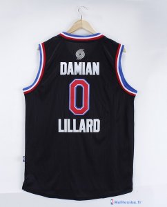 Maillot NBA Pas Cher All Star 2015 Damian Lillard 0 Noir