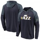 Utah Jazz Fanatics Branded Navy Made to Move Static Performance Raglan Pullover Hoodie