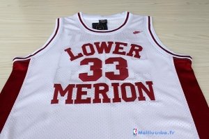 Maillot NCAA Pas Cher Lower Merion Kobe Bryant 33 Blanc