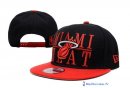 Bonnet NBA Miami Heat 2016 Noir Rouge 3