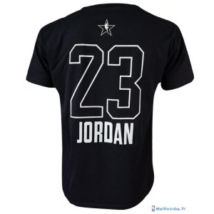 Maillot Manche Courte All Star 2018 Michael Jordan 23 Noir