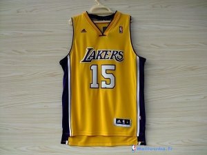 Maillot NBA Pas Cher Los Angeles Lakers Metta World 15 Peace Jaune