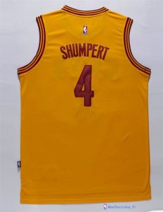 Maillot NBA Pas Cher Cleveland Cavaliers Iman Shumpert 4 Jaune