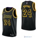 Maillot NBA Pas Cher Los Angeles Lakers Kobe Bryant 24 Nike Noir Ville 2017/18