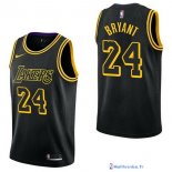 Maillot NBA Pas Cher Los Angeles Lakers Kobe Bryant 24 Nike Noir Ville 2017/18