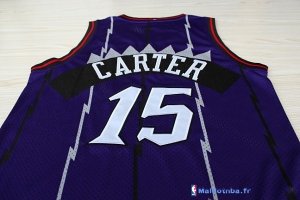 Maillot NBA Pas Cher Toronto Raptors Vince Carter 15 Retro Pourpre