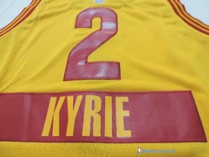 Maillot NBA Pas Cher Cleveland Cavaliers Junior Kyrie Irving 2 Jaune