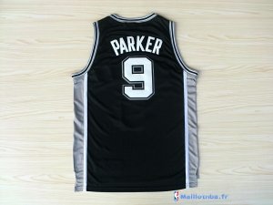 Maillot NBA Pas Cher San Antonio Spurs Tony Parker 9 Noir