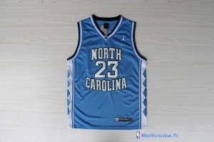 Maillot NCAA Pas Cher North Carolina Michael Jordan 23 Bleu