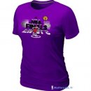 T-Shirt NBA Pas Cher Femme Miami Heat Pourpre 1