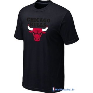 T-Shirt NBA Pas Cher Femme Chicago Bulls Noir