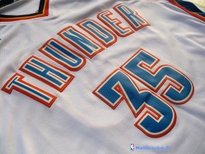 Maillot NBA Pas Cher Oklahoma City Thunder Blanc Kevin Durant 35