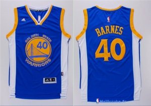 Maillot NBA Pas Cher Golden State Warriors Harrison Barnes 40 Bleu