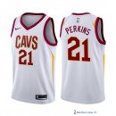 Maillot NBA Pas Cher Cleveland Cavaliers Kendrick Perkins 21 Blanc Association 2017/18