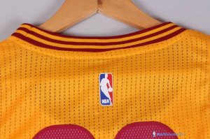 Maillot NBA Pas Cher Noël Cleveland Cavaliers Lebron 23 Jaune