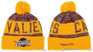 Tricoter un Bonnet NBA Cleveland Cavaliers 2016 Jaune