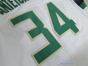 Maillot NBA Pas Cher Milwaukee Bucks Giannis Antetokounmpo 34 Blanc