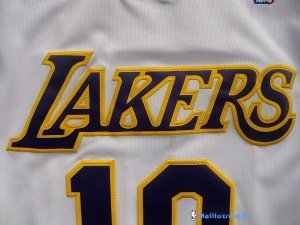 Maillot NBA Pas Cher Los Angeles Lakers Steve Nash 10 Blanc