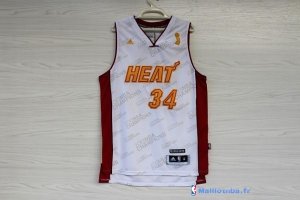 Maillot NBA Pas Cher Miami Heat Ray Allen 34 Blanc Or