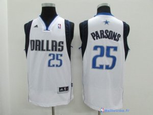 Maillot NBA Pas Cher Dallas Mavericks Chandler Parsons 25 Blanc