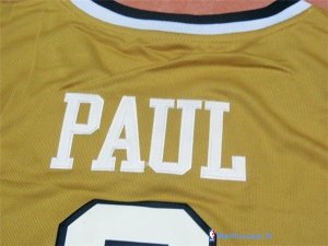 Maillot NCAA Pas Cher Wake Forest Chris Paul 3 Or