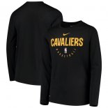Cleveland Cavaliers Nike Black Practice Logo Legend Long Sleeve Performance T-Shirt