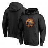 Philadelphia 76ers Fanatics Branded Black Team Hardwood Pullover Hoodie