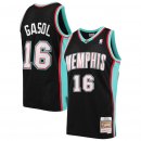 Memphis Grizzlies Pau Gasol Mitchell & Ness Black 2001-02 Hardwood Classics Swingman Player Jersey