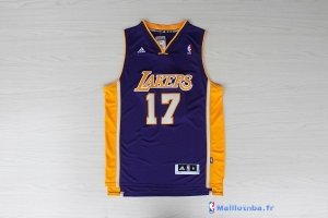 Maillot NBA Pas Cher Los Angeles Lakers Jeremy Lin 17 Pourpre