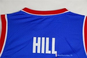 Maillot NBA Pas Cher Detroit Pistons Grant Hill 33 Retro Bleu