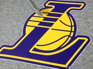 Sweat Capuche NBA Los Angeles Lakers Kobe Bryant 24 Gris