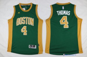 Maillot NBA Pas Cher Boston Celtics Isaiah Thomas 4 Vert Orange