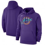Utah Jazz Nike Purple Hardwood Classics Club Pullover Fleece Hoodie