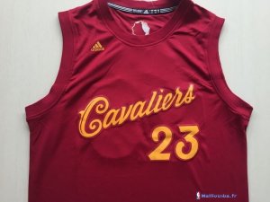 Maillot NBA Pas Cher Noël Cleveland Cavaliers LeBron James 23 Rouge