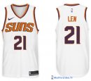 Maillot NBA Pas Cher Phoenix Suns Alex Len 21 Blanc Association 2017/18